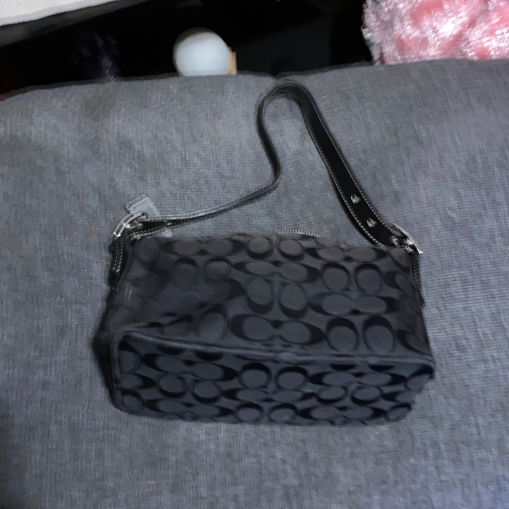 Black coach bag small